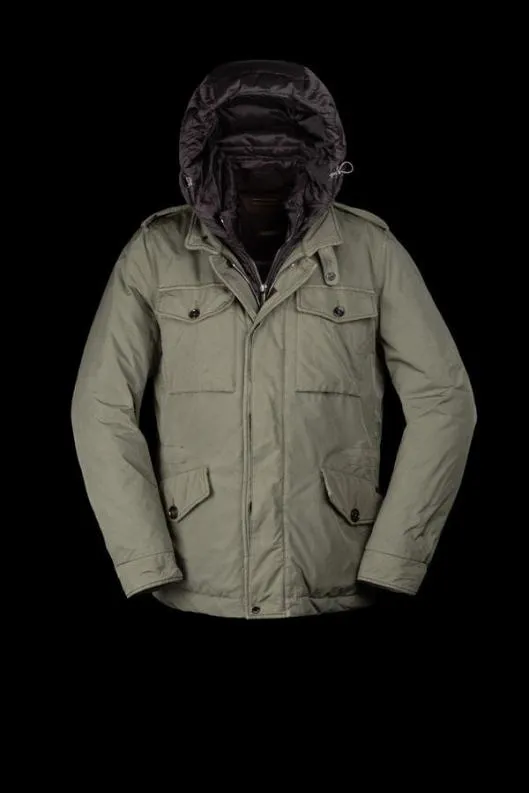 MooRER Jackets Men ISAC4G Oliva