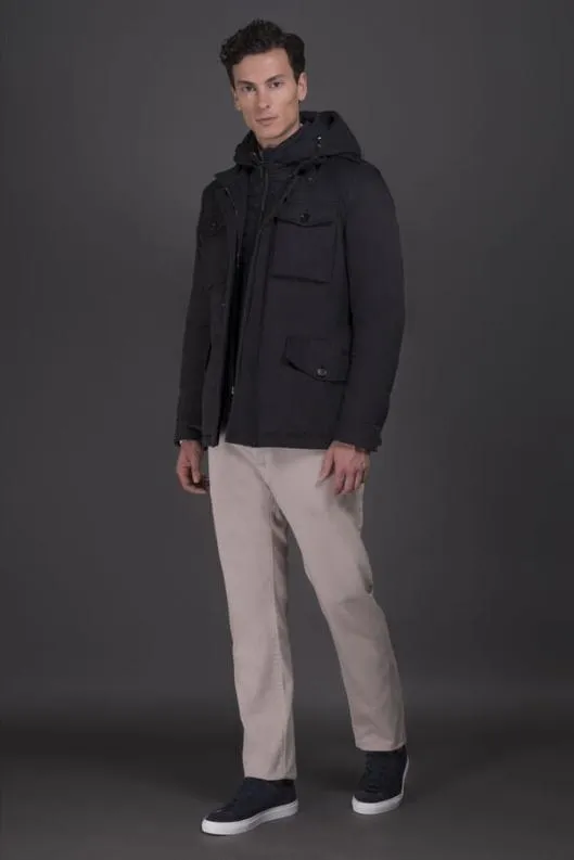 MooRER Jackets Men ISACADS Darkblu