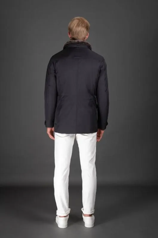 MooRER Jackets Men KURTGF Darkblu