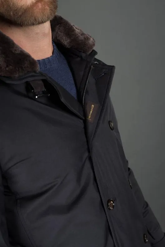 MooRER Jackets Men KURTGF Darkblu