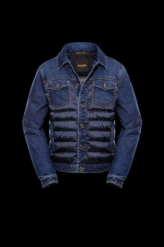 MooRER Jackets Men MONDOR104S Blu