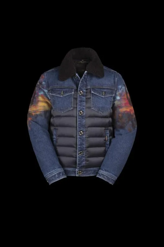 MooRER Jackets Men MONDORFUR104F Blu