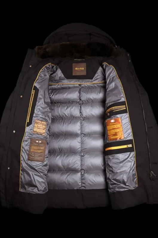 MooRER Jackets Men SATURNOSTP Nero