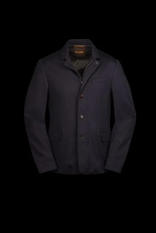 MooRER Jackets Men TEBALDOJK Dark Blu