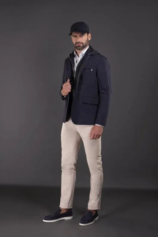 MooRER Jackets Men VESPUCCITJ Darkblu