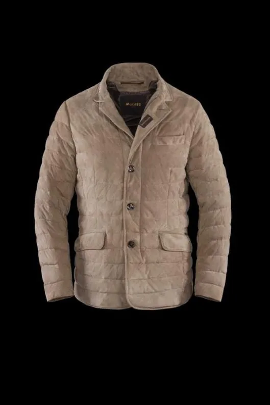 MooRER Jackets Men ZAVYERUR Dove Grey