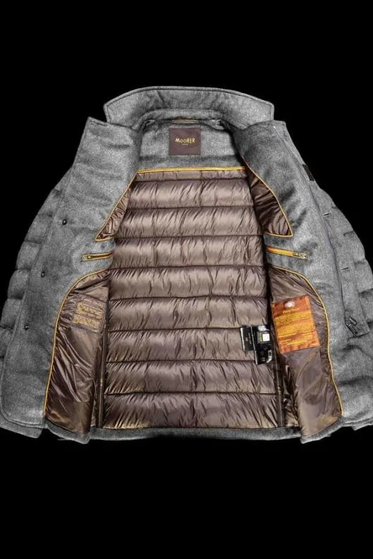 MooRER Jackets Men ZAYNLS9 Grey