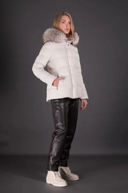 MooRER Jackets Women KILIEFURKN Ivory