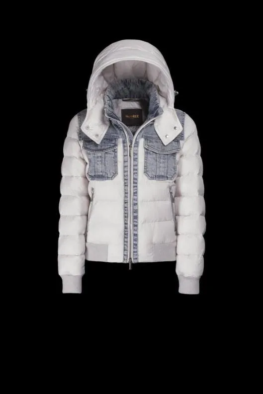 MooRER Jackets Women LESLIE104XN Blu Bleach