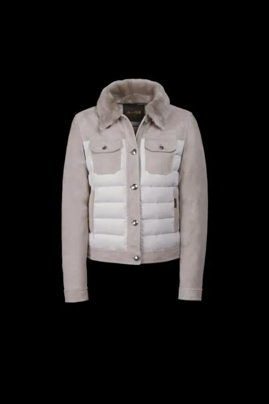 MooRER Jackets Women PETUNIAFURURO Pearl