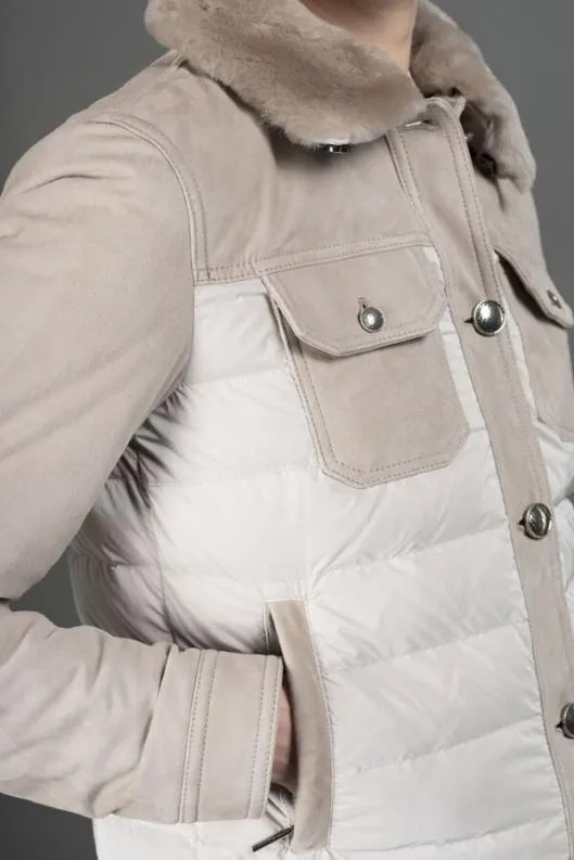 MooRER Jackets Women PETUNIAFURURO Pearl
