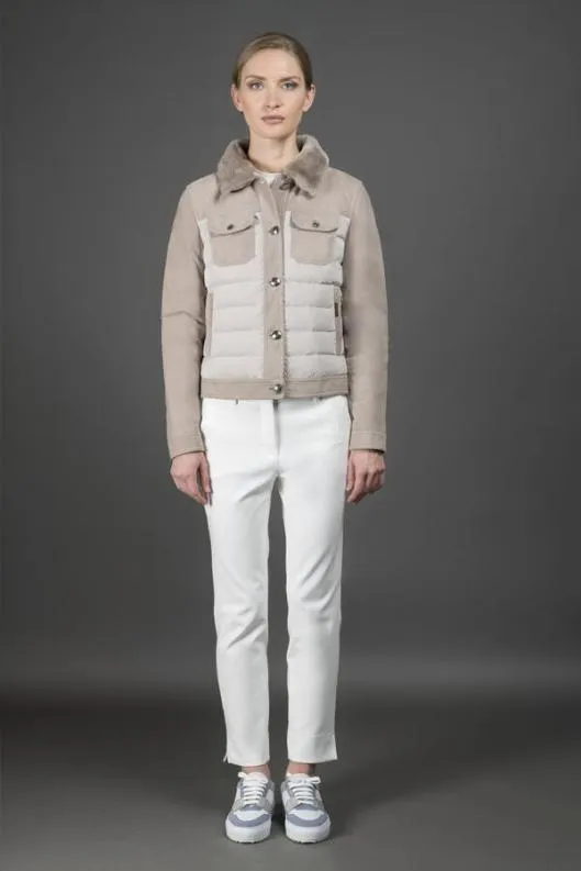 MooRER Jackets Women PETUNIAFURURO Pearl