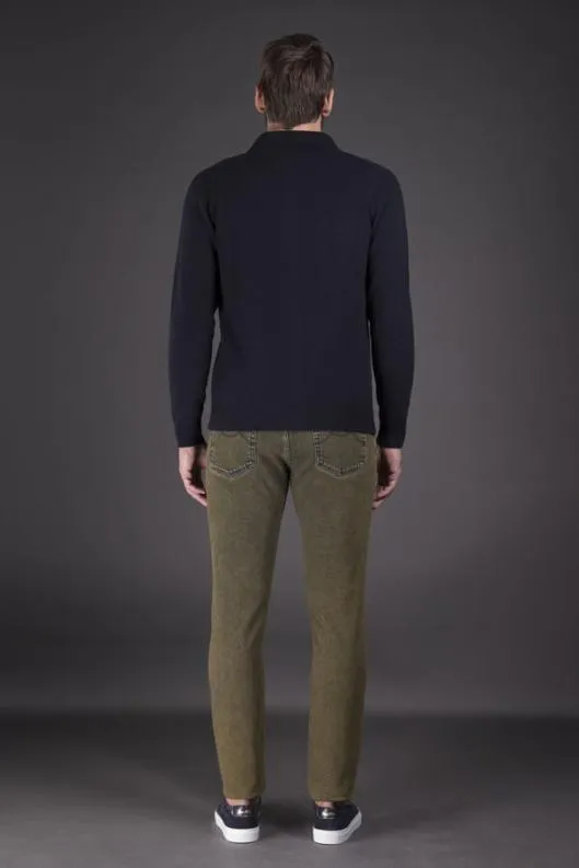 MooRER Knitwear Men ALLYNWS3 Marine