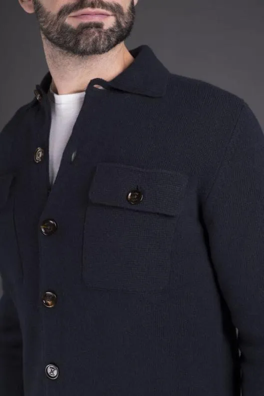 MooRER Knitwear Men ALLYNWS3 Marine