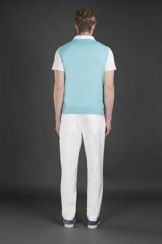MooRER Knitwear Men ANSONSI5 Caribbeanturquoise