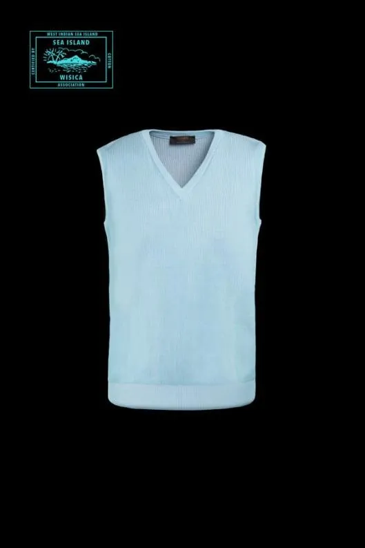 MooRER Knitwear Men ANSONSIA Caribbeanturquoisebianco