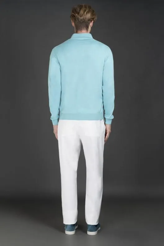 MooRER Knitwear Men ATLANTESI5 Caribbeanturquoise
