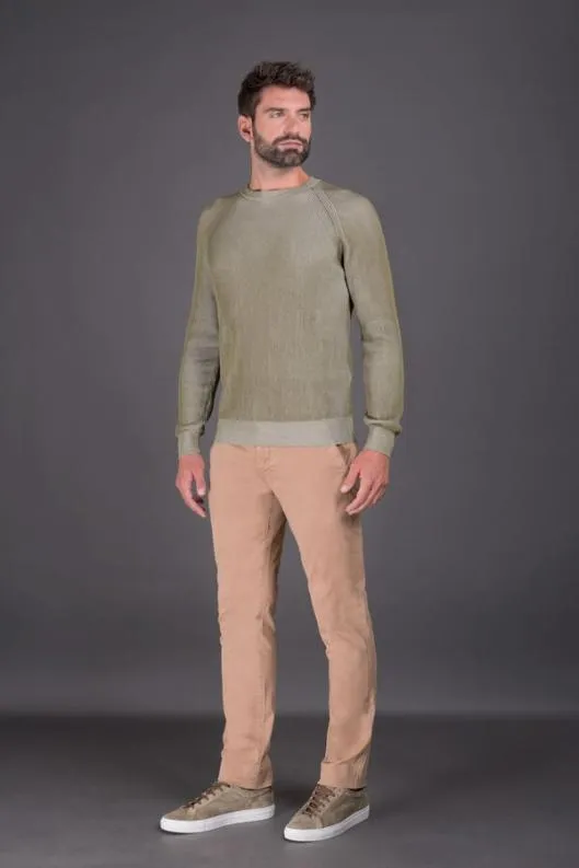 MooRER Knitwear Men CORNELIUSVSP Pistacchiobianco
