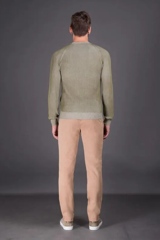 MooRER Knitwear Men CORNELIUSVSP Pistacchiobianco