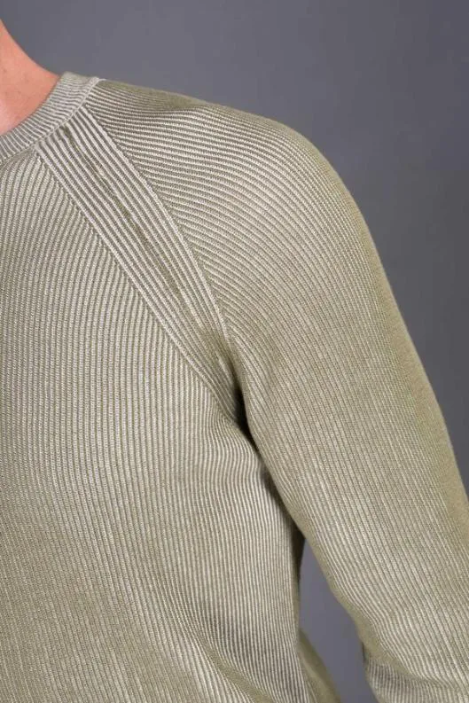 MooRER Knitwear Men CORNELIUSVSP Pistacchiobianco