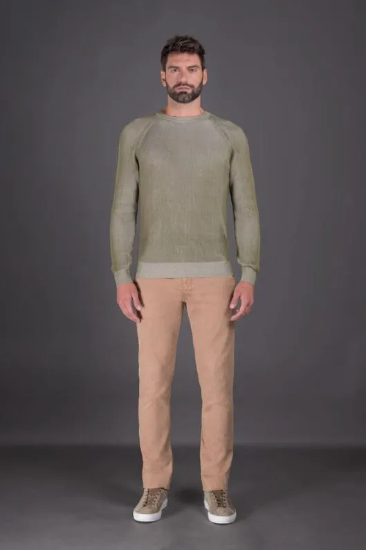 MooRER Knitwear Men CORNELIUSVSP Pistacchiobianco