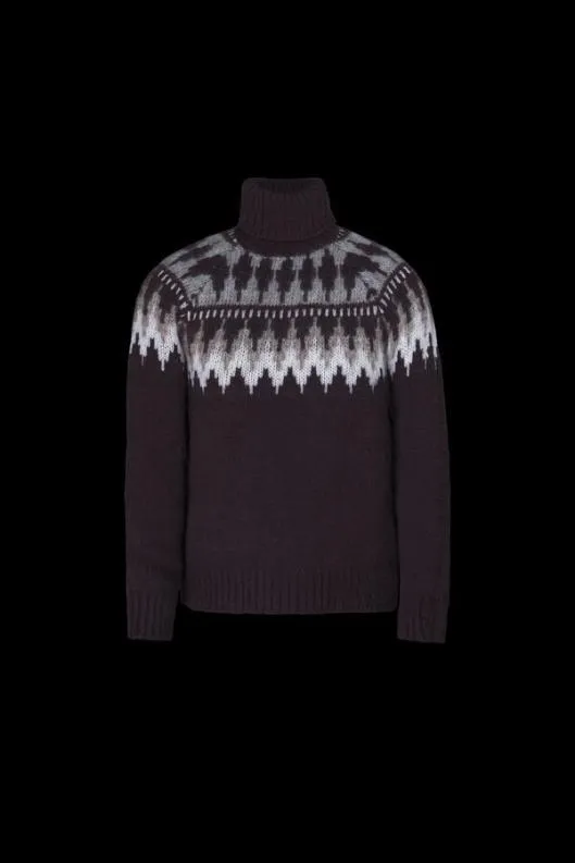 MooRER Knitwear Men DACREPAY Bordeaux