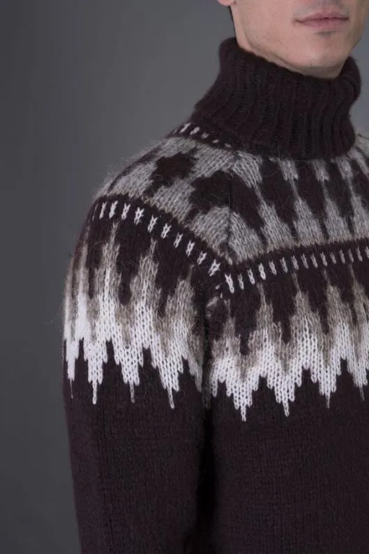 MooRER Knitwear Men DACREPAY Bordeaux