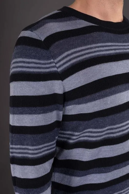 MooRER Knitwear Men ELMERRHA Indaco