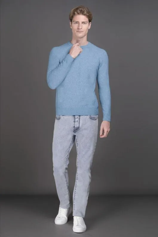 MooRER Knitwear Men FRANKIEB12 Turchese