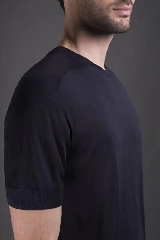 MooRER Knitwear Men NORRISSPP Navy