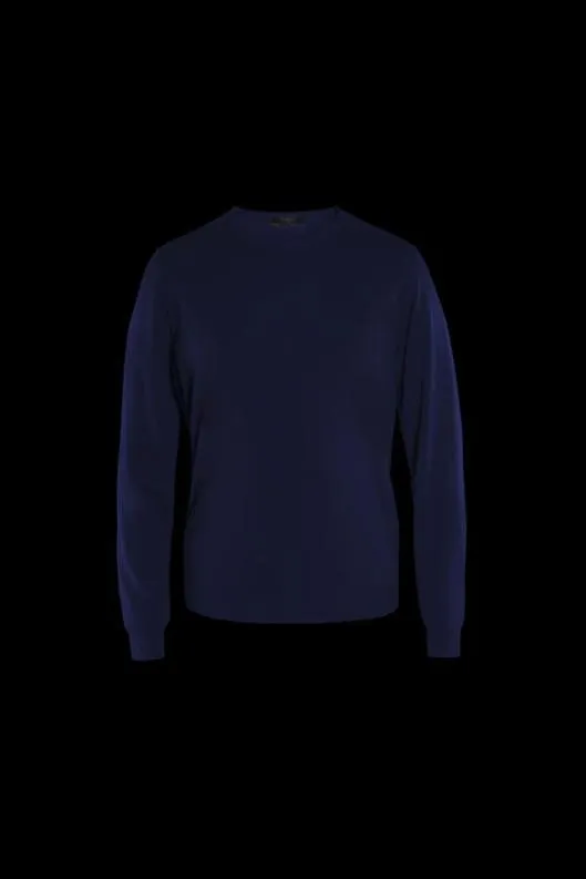 MooRER Knitwear Men ORVIETOCRE Navy