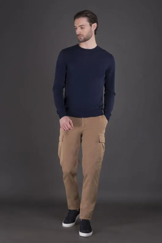 MooRER Knitwear Men ORVIETOCRE Navy