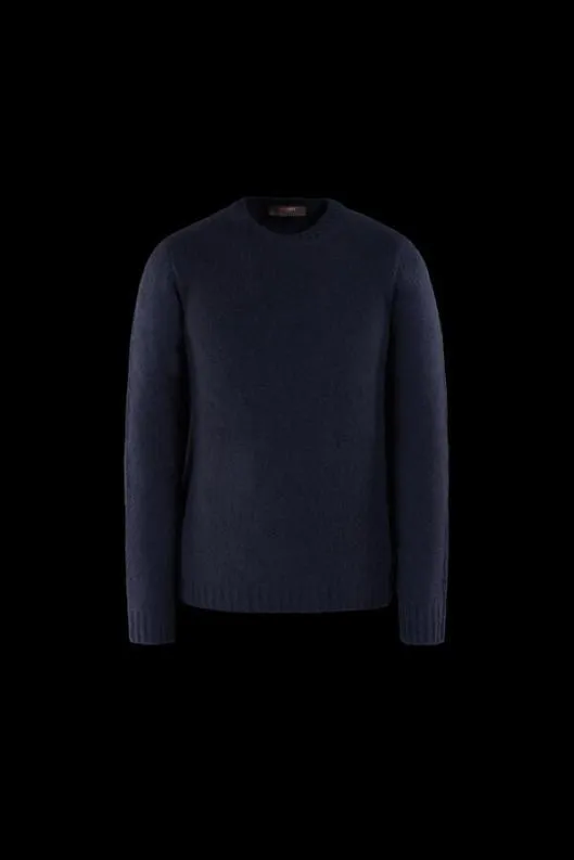 MooRER Knitwear Men ORVIETOEXP Navy