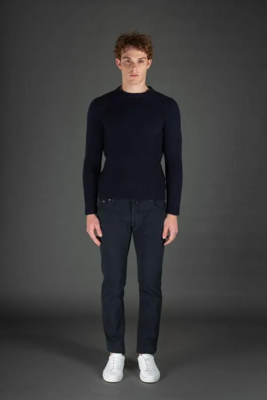 MooRER Knitwear Men ORVIETOEXP Navy