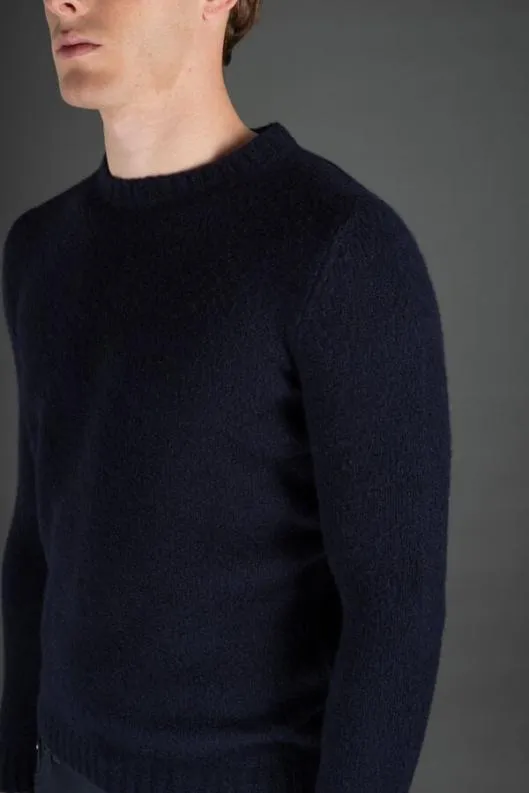 MooRER Knitwear Men ORVIETOEXP Navy
