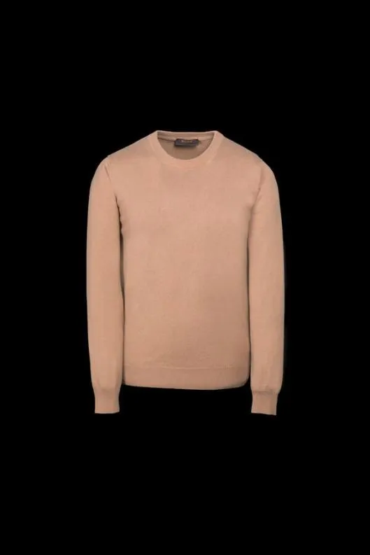 MooRER Knitwear Men ORVIETOWS5 Cammello