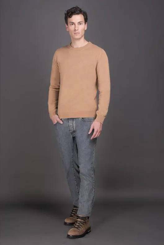 MooRER Knitwear Men ORVIETOWS5 Cammello