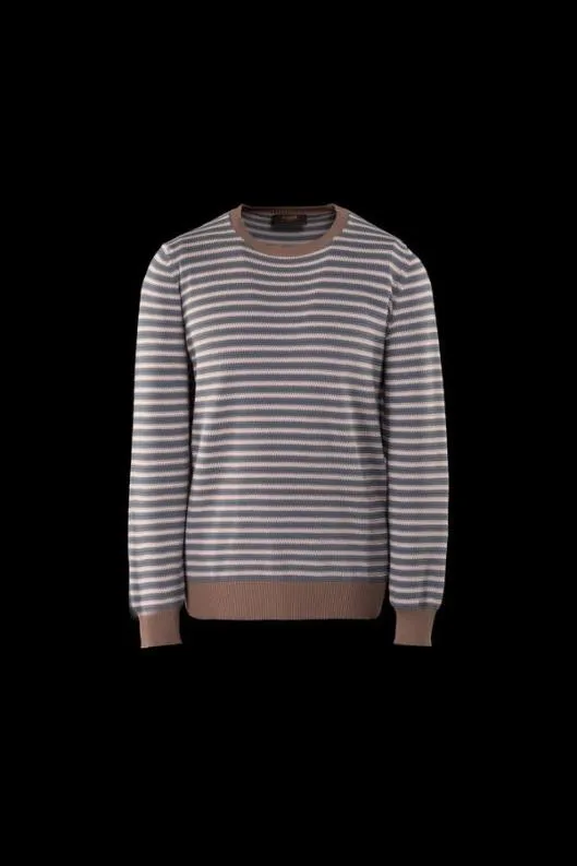 MooRER Knitwear Men PORTMANRHD Pavonetortora