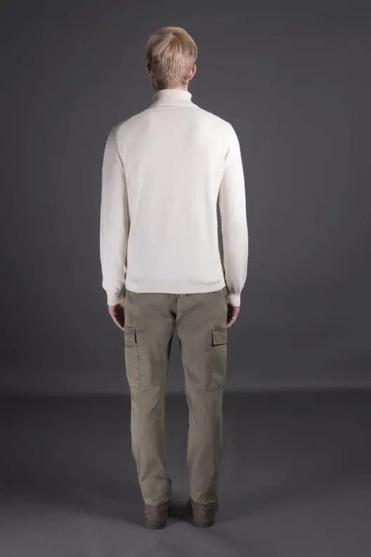 MooRER Knitwear Men TODIWS5 Bianco