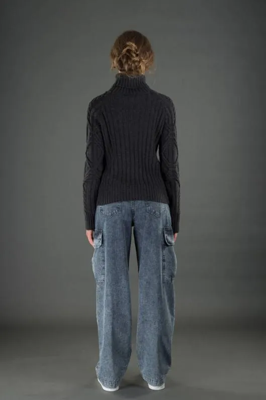MooRER Knitwear Women ANNACWS Carbon