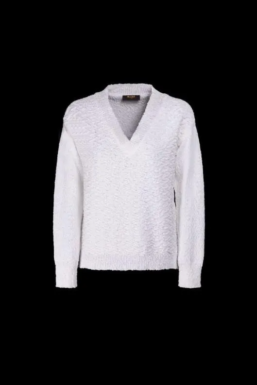 MooRER Knitwear Women ARPERCOB Bianco