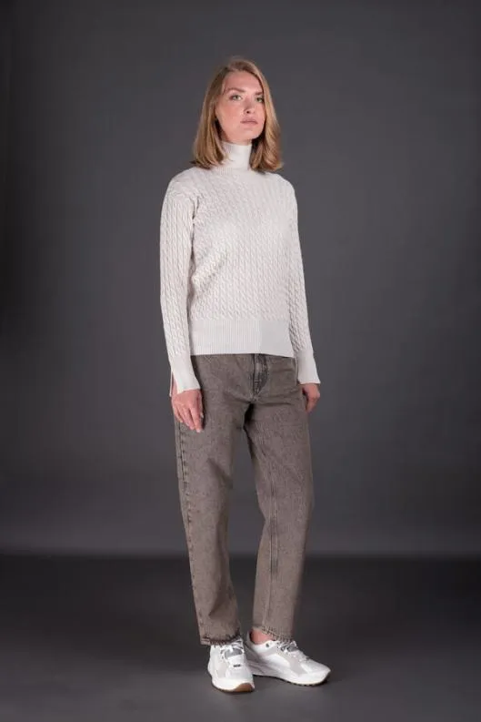MooRER Knitwear Women ELLISCWS Stucco