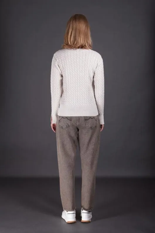 MooRER Knitwear Women ELLISCWS Stucco