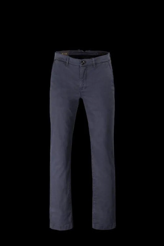 MooRER Pants Men LEVANZOTRK Navy
