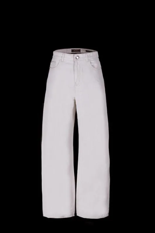 MooRER Pants Women BLANCHE25 ECRU Ecru