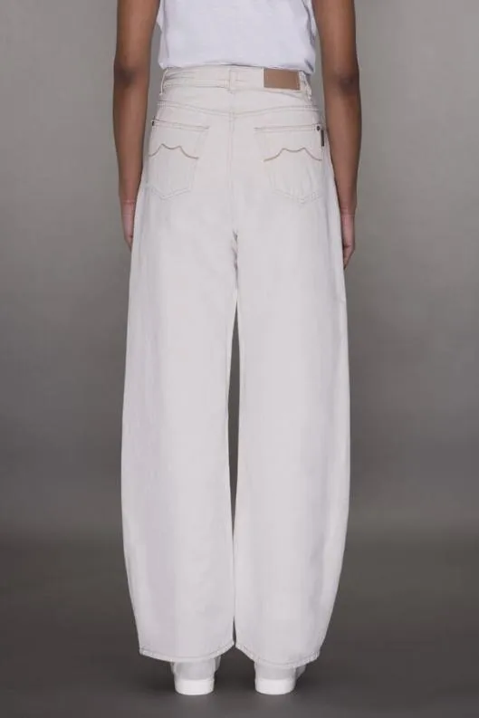 MooRER Pants Women BLANCHE25 ECRU Ecru