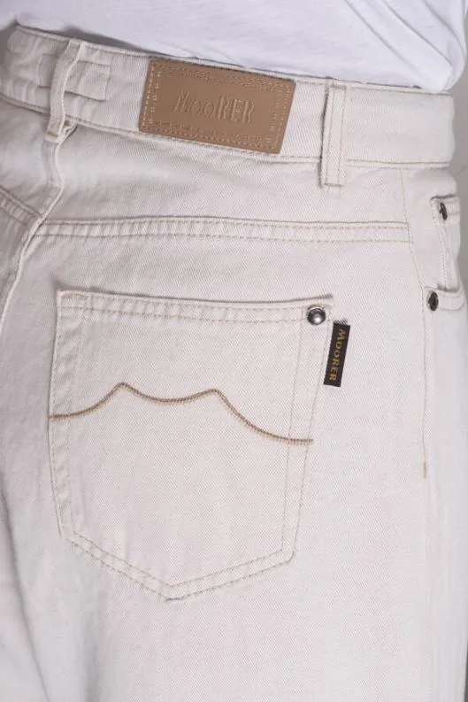 MooRER Pants Women BLANCHE25 ECRU Ecru