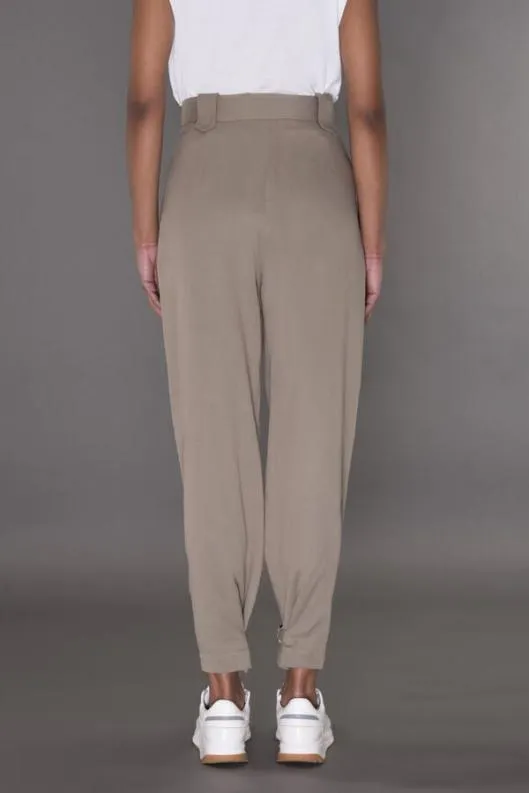 MooRER Pants Women KARLYNTF Khaki