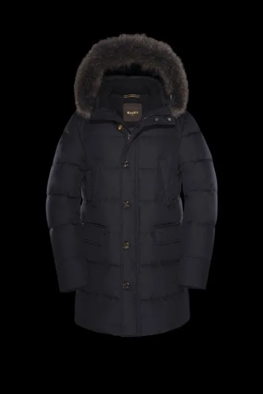 MooRER Parka Men BARBIERIWK Blu