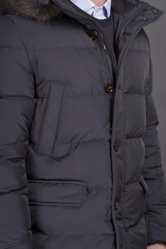 MooRER Parka Men BARBIERIWK Blu